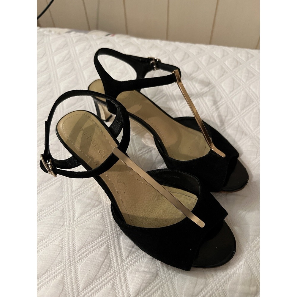 women's shoes, suede, black, size‎ 6